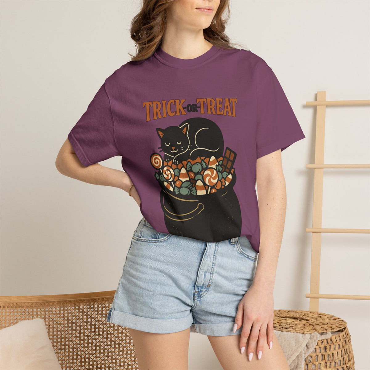 Trick Or Treat Candy Cauldron T-Shirt