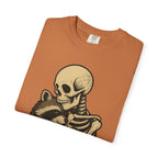 Skeleton Raccoon Hug T-Shirt