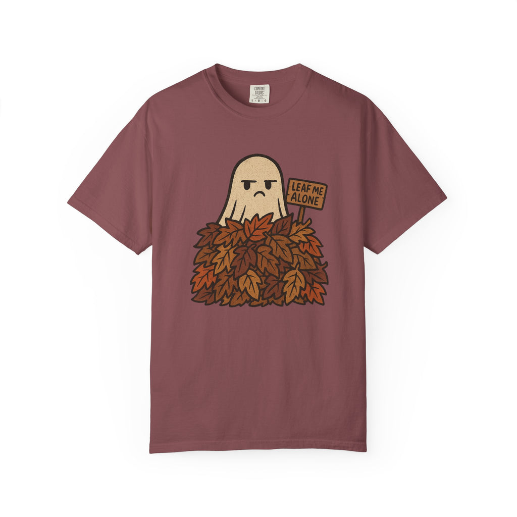 Ghost Shirt Leaf Me Alone Introvert T-Shirt