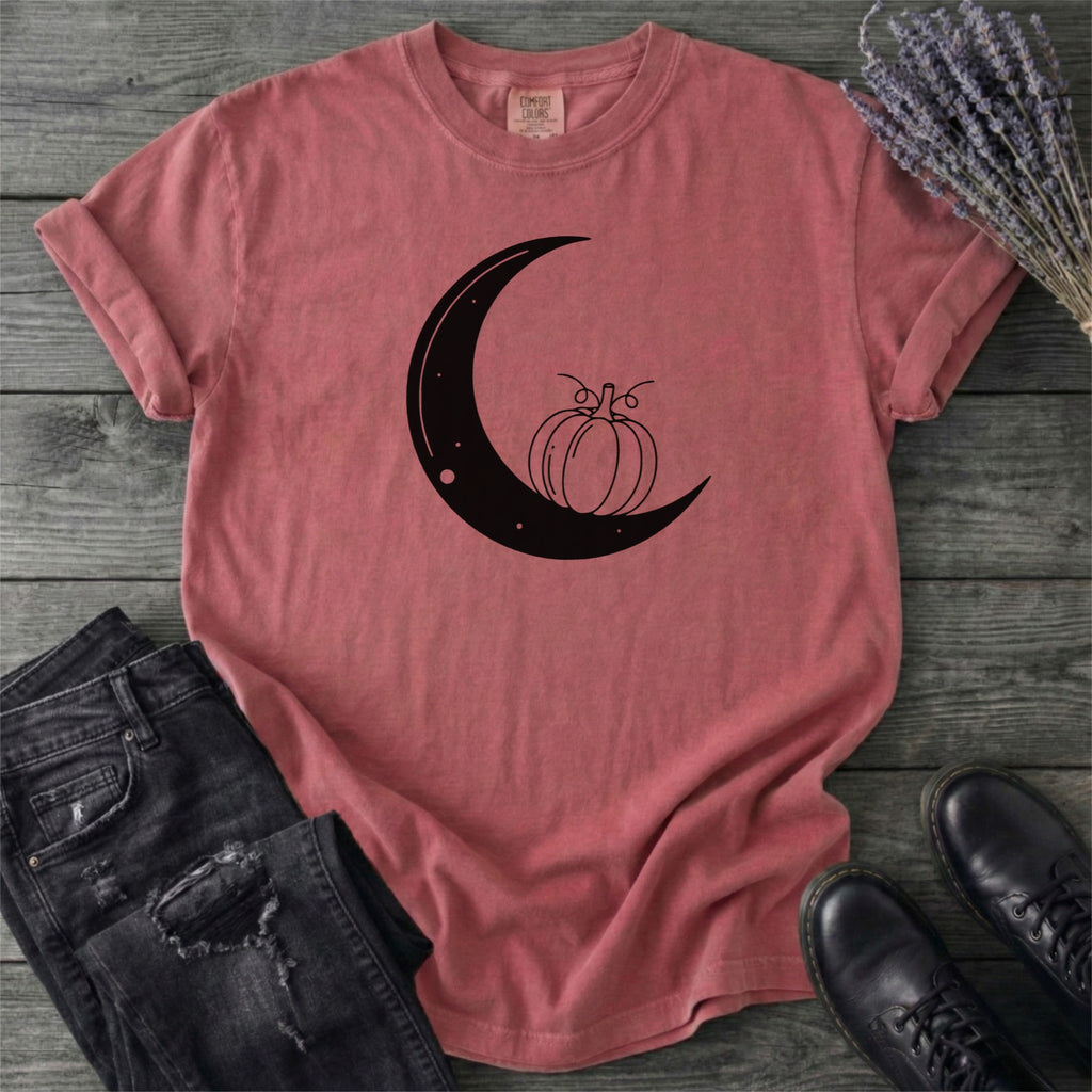 Moon And Pumpkin T-Shirt