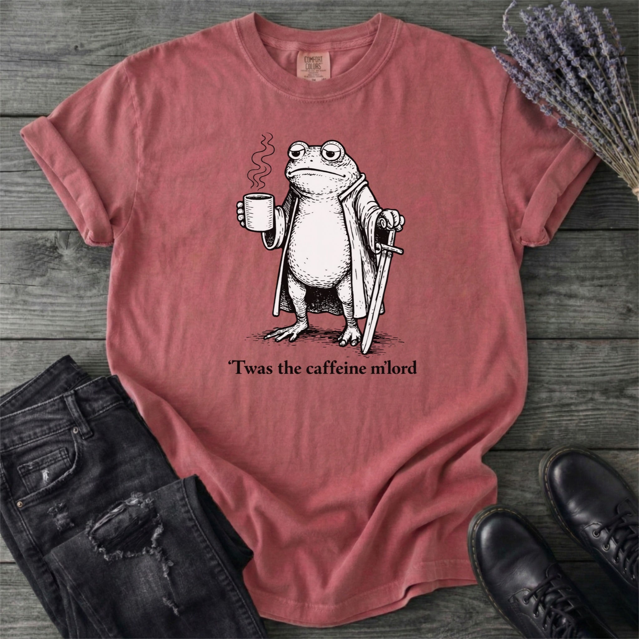 Twas The Caffeine T-Shirt