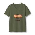 All Booked For Fall V-Neck T-Shirt