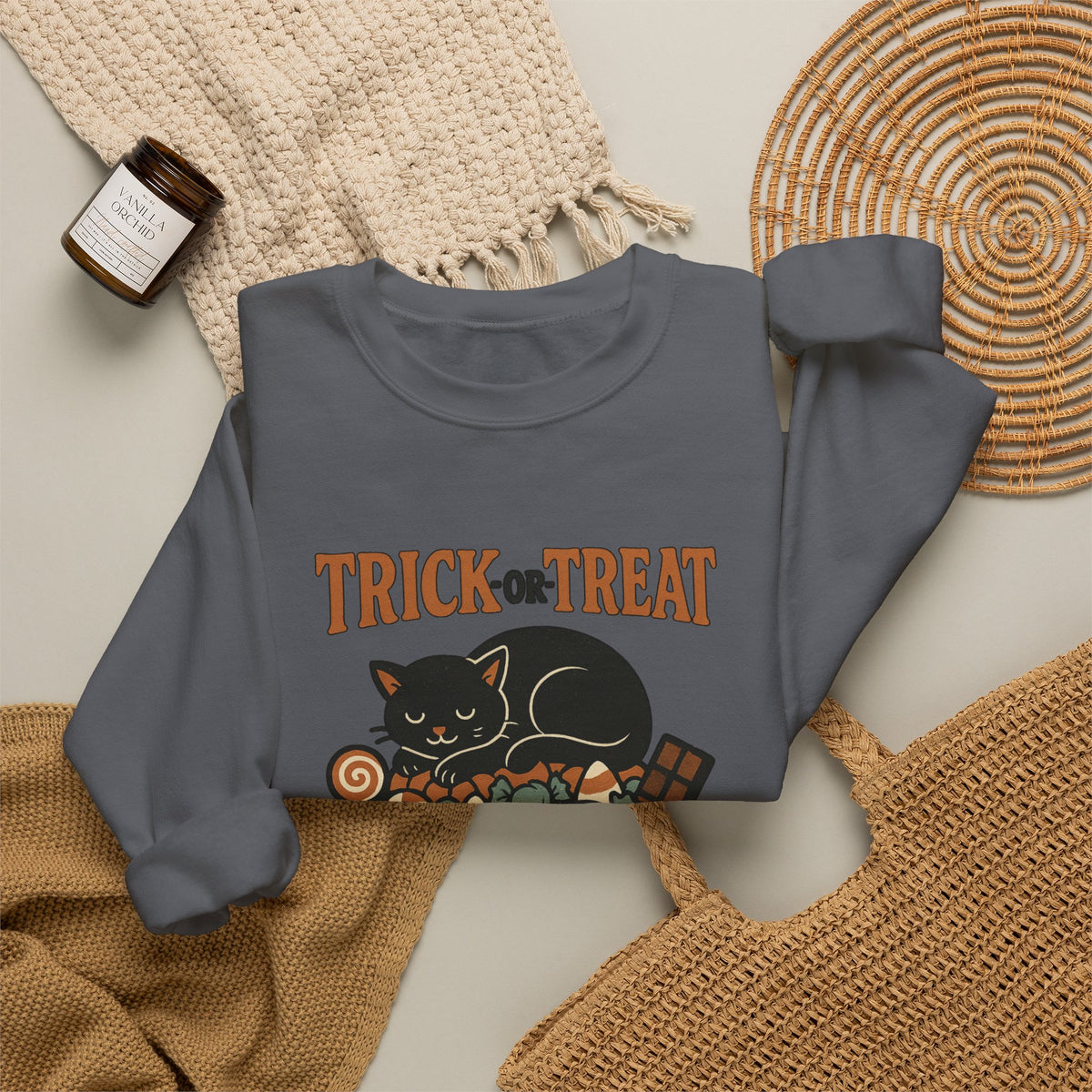 Trick Or Treat Candy Cauldron Sweatshirt
