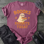 Books Are My Favorite Treat Ghost T-Shirt