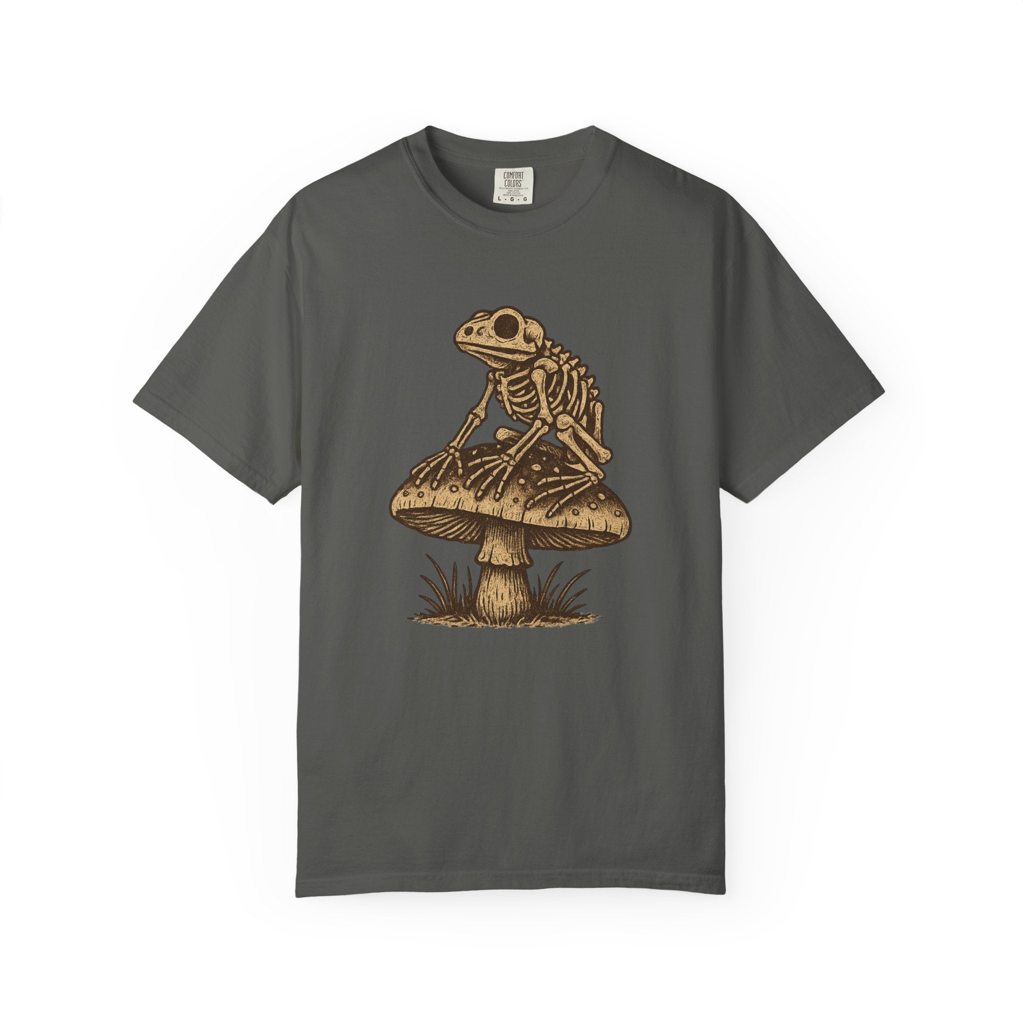 Cottagecore Goblincore Frog Skeleton T-Shirt
