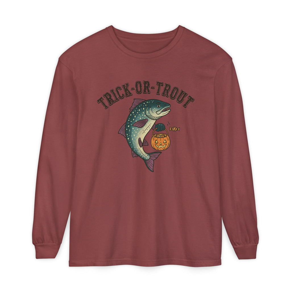 Trick Or Trout Long Sleeve T-Shirt