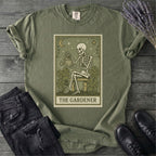 The Gardener Tarot Skeleton T-Shirt