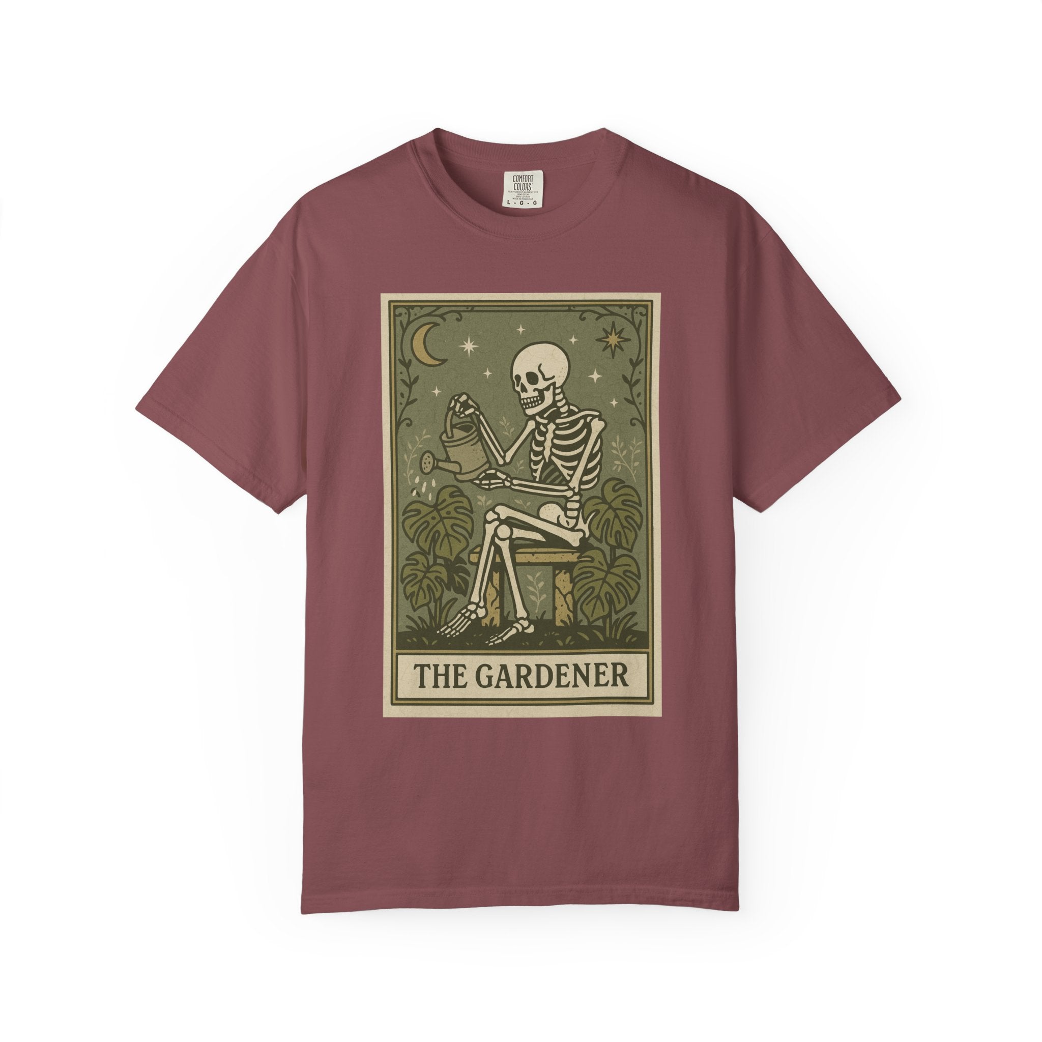 The Gardener Tarot Skeleton T-Shirt