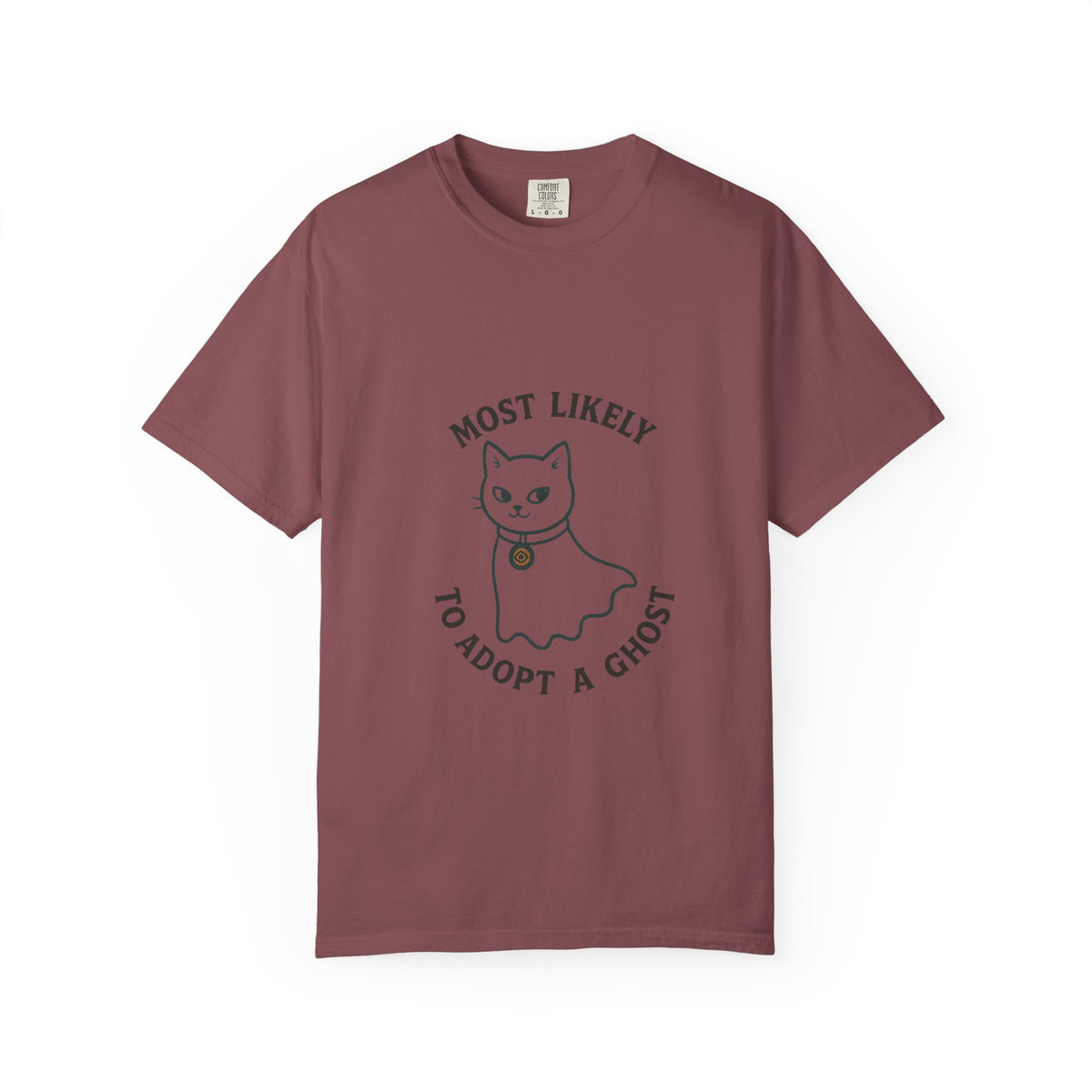 Most Likely To Adopt A Ghost Cat T-Shirt