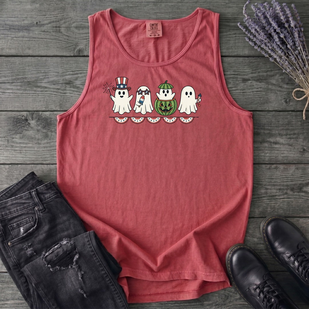 July 4th Ghosts Tank Top