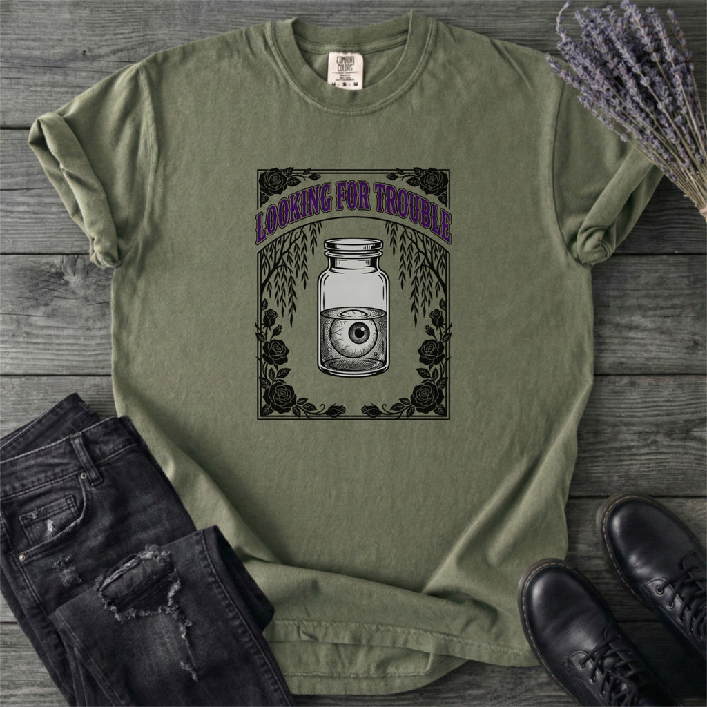 Looking For Trouble Eyeball T-Shirt