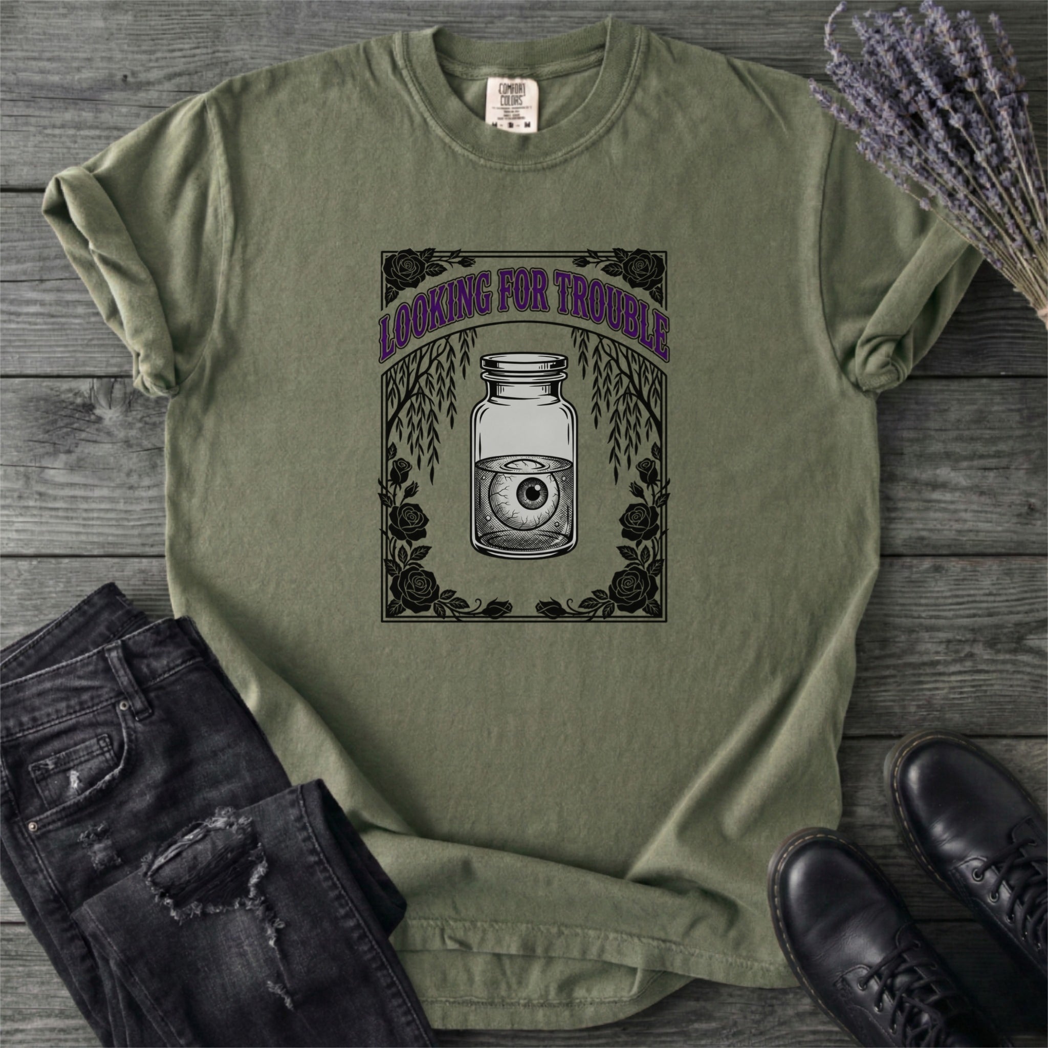 Looking For Trouble Eyeball T-Shirt