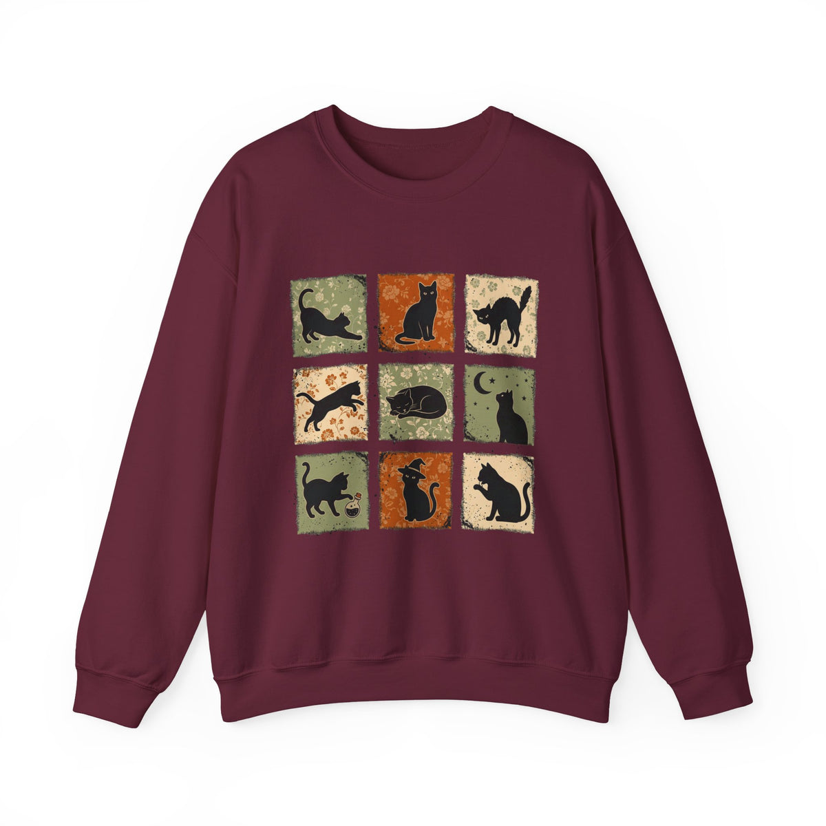 Cat Grid Sweatshirt