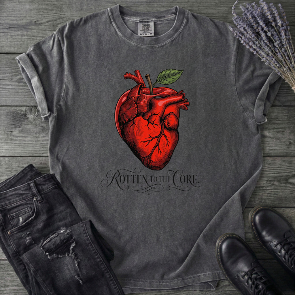 Rotten To The Core Anatomical Apple T-Shirt