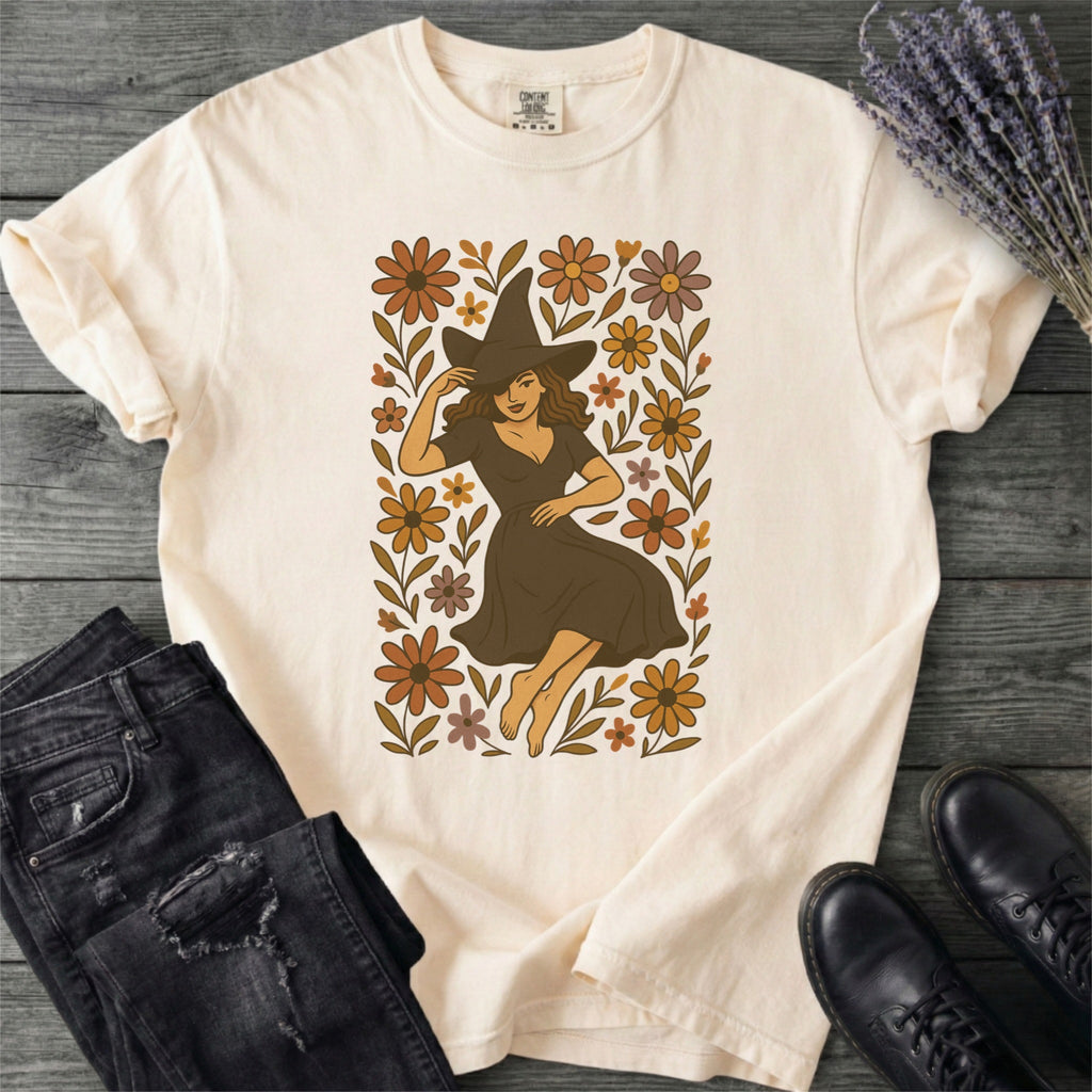 Withering Among Wildflowers Boho T-Shirt
