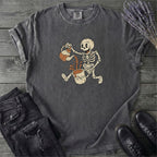 Coffee Skeleton Cartoon T-Shirt