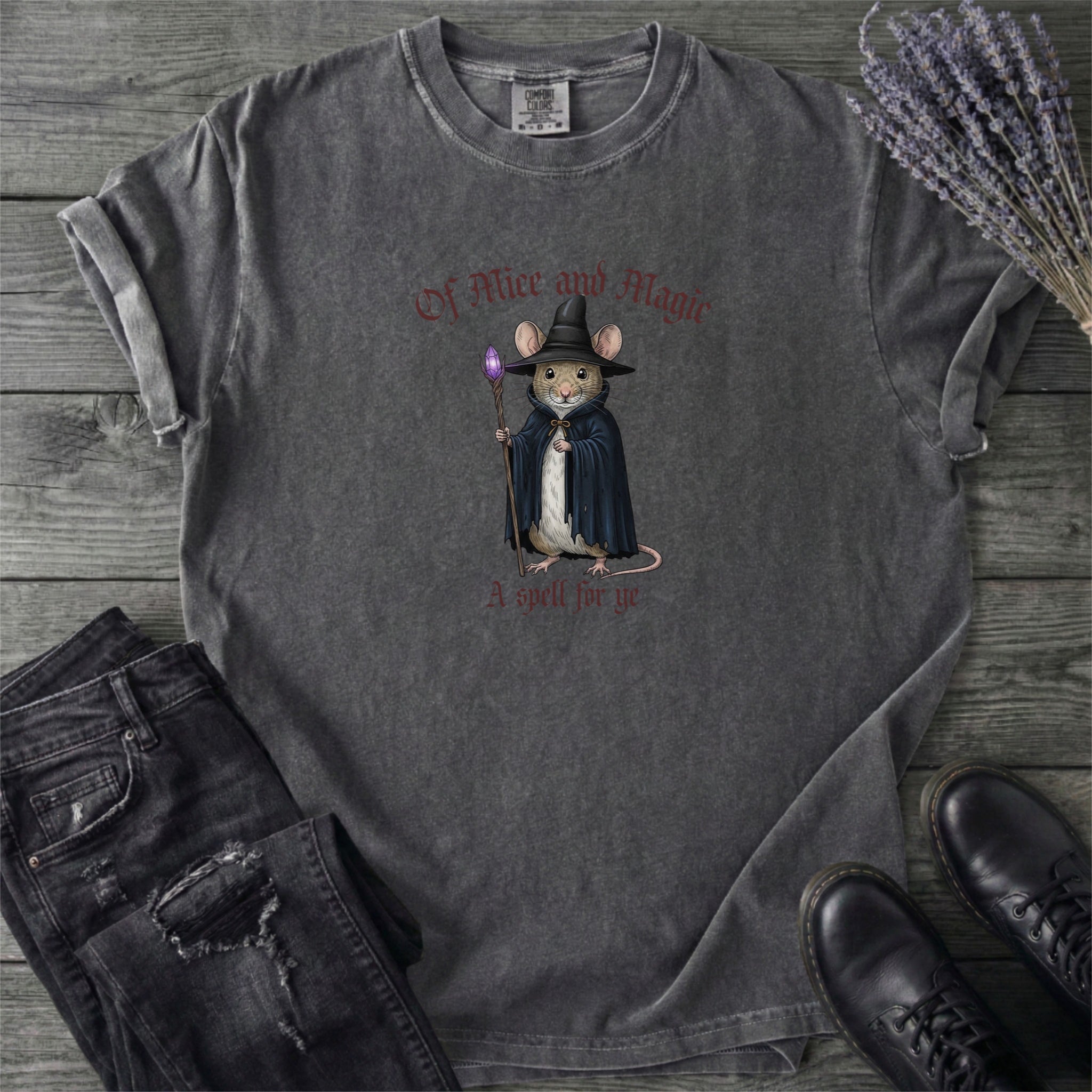 Mouse Wizard Medieval T-Shirt