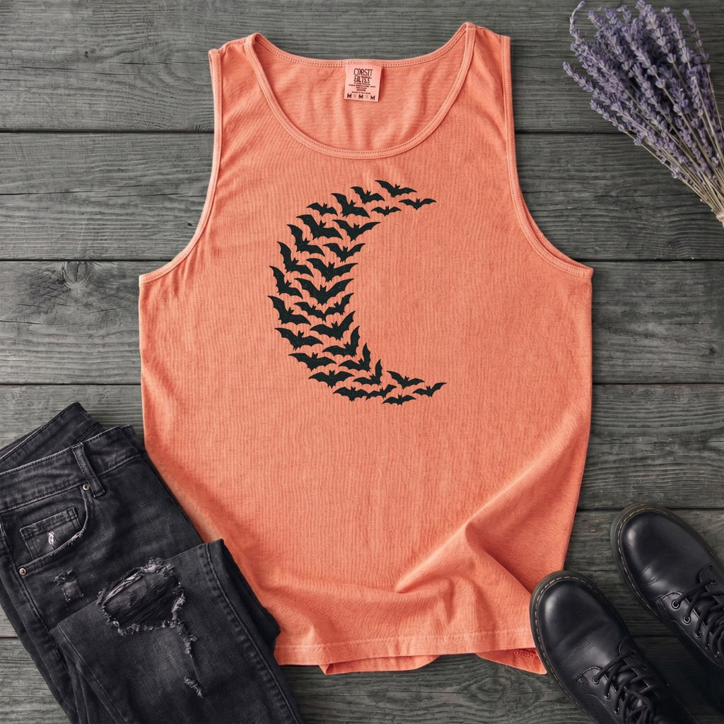 Bat Crescent Moon Tank Top