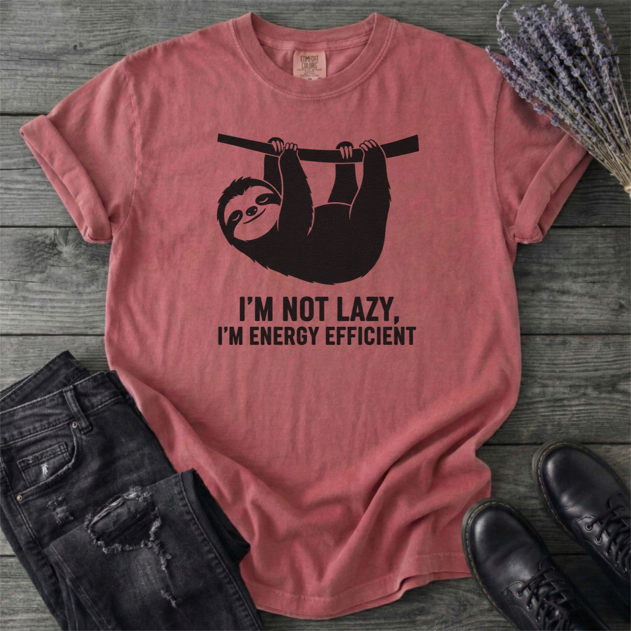 Im Not Lazy Im Energy Efficient T-Shirt