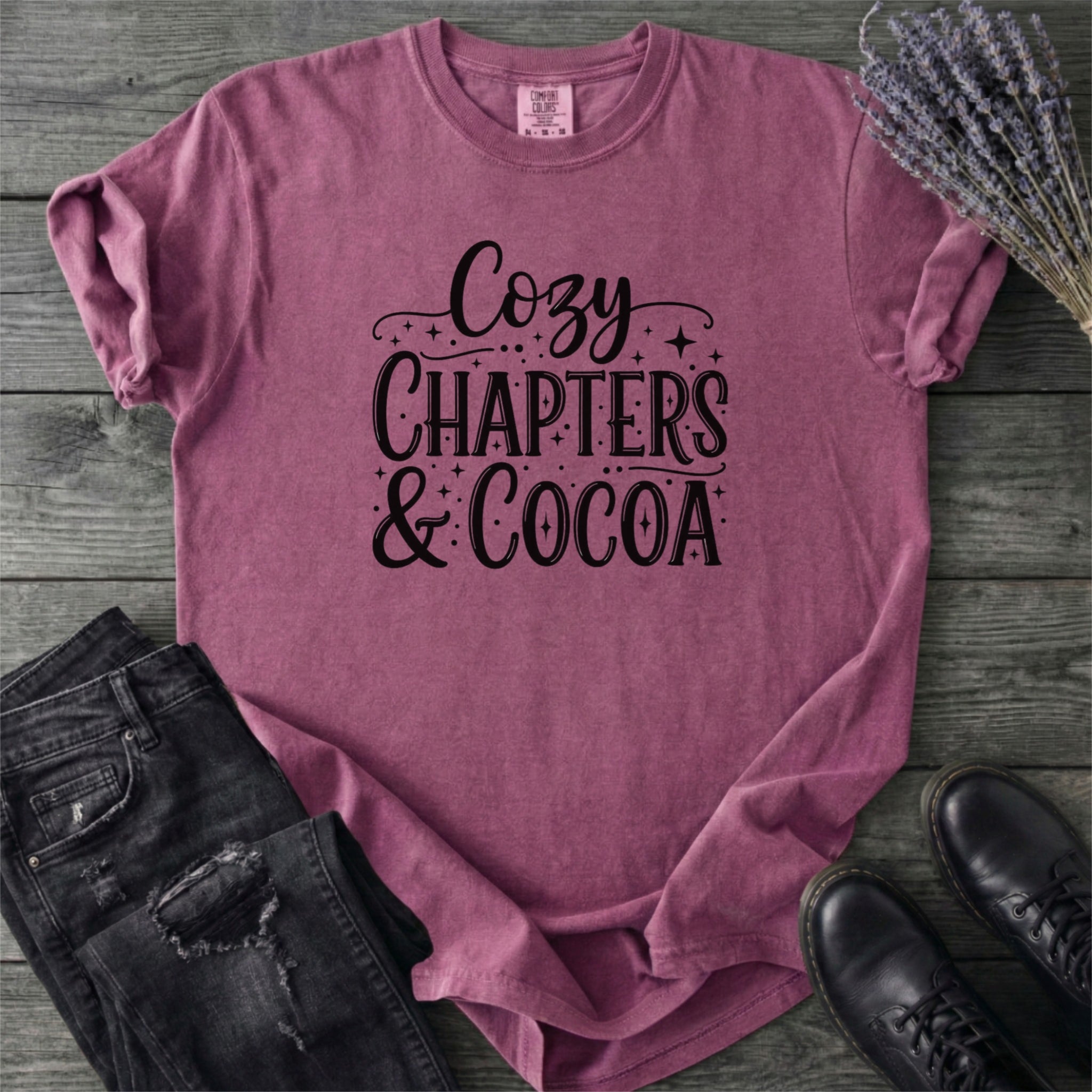 Cozy Chapters & Cocoa T-Shirt