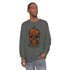 Pumpkin Skull Long Sleeve T-Shirt