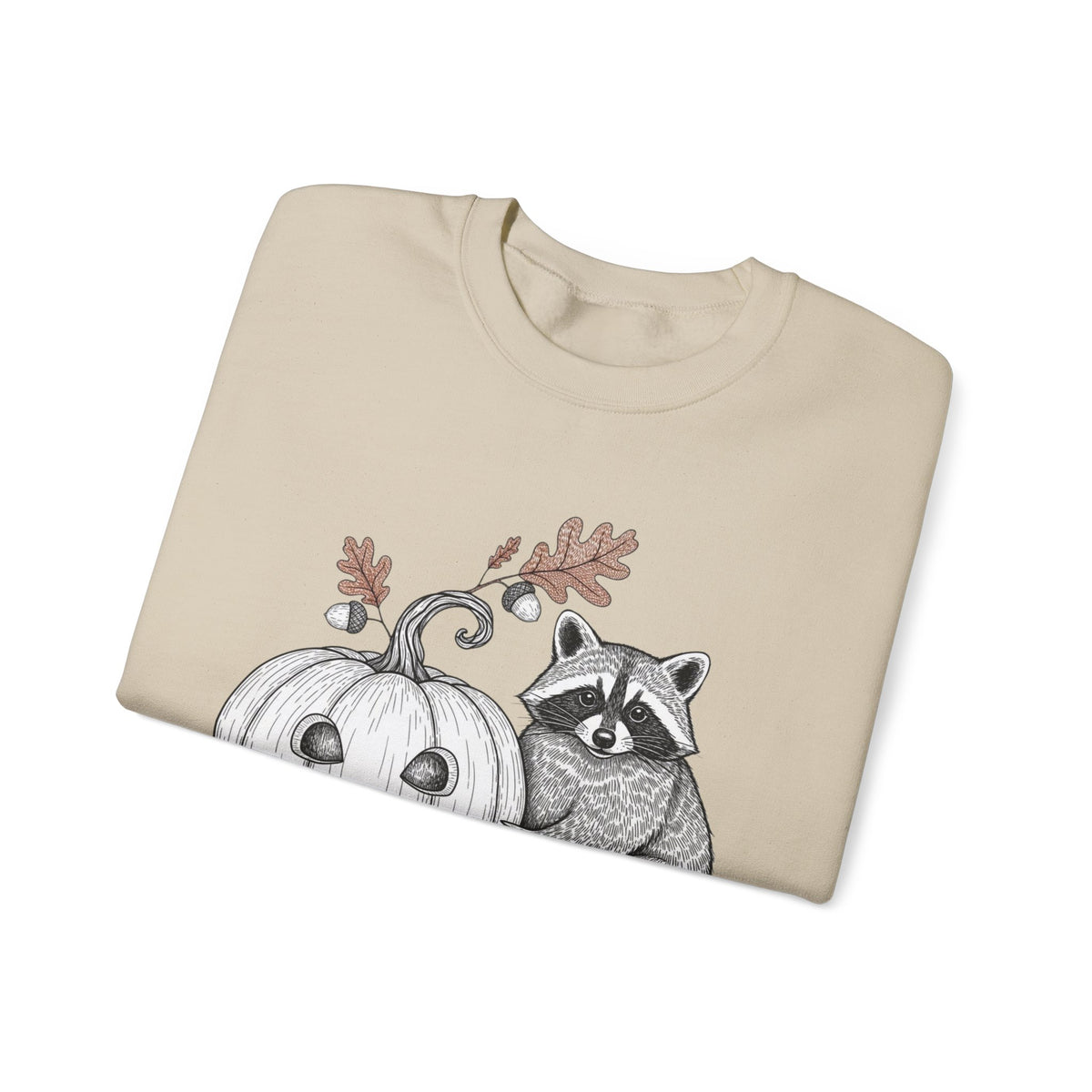 Raccoon And Pumpkin Sweatshirt