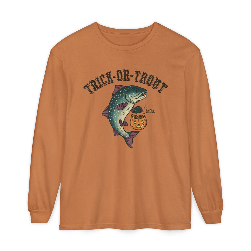Trick Or Trout Long Sleeve T-Shirt