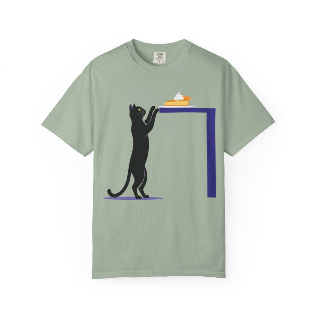 Black Cat Pumpkin Pie T-Shirt