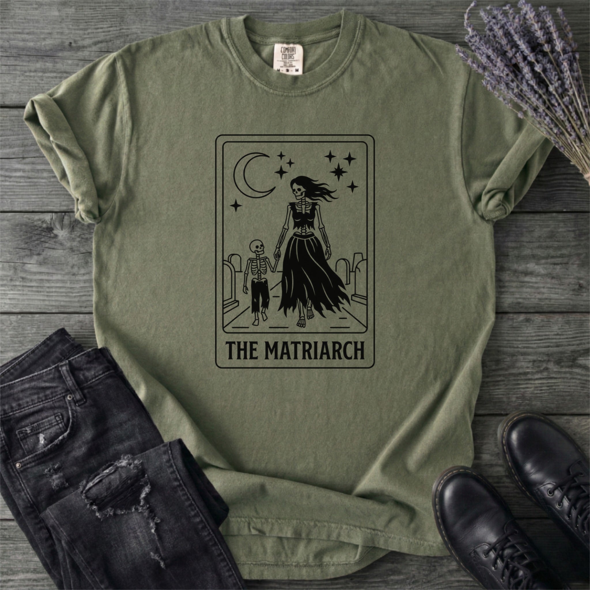 The Matriarch Skeleton Card T-Shirt