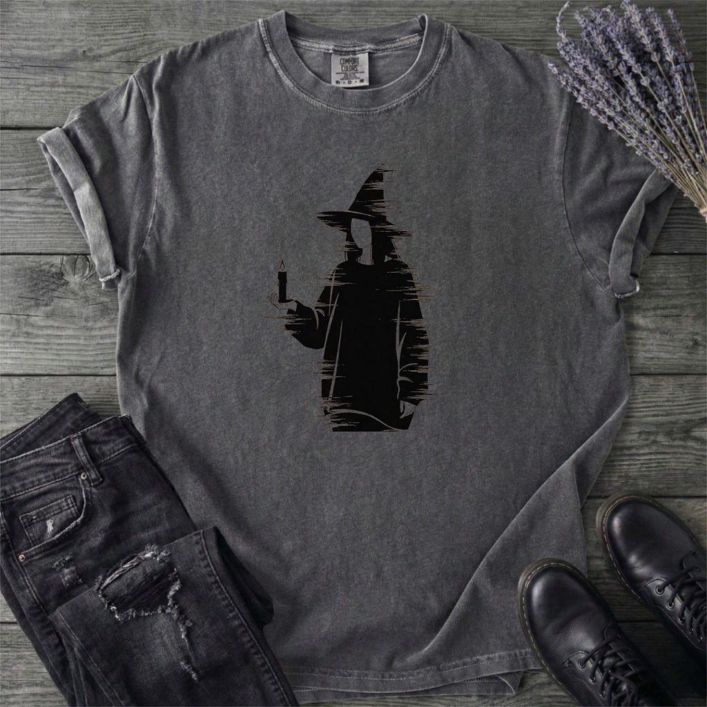 Grunge Witch Silhouette T-Shirt