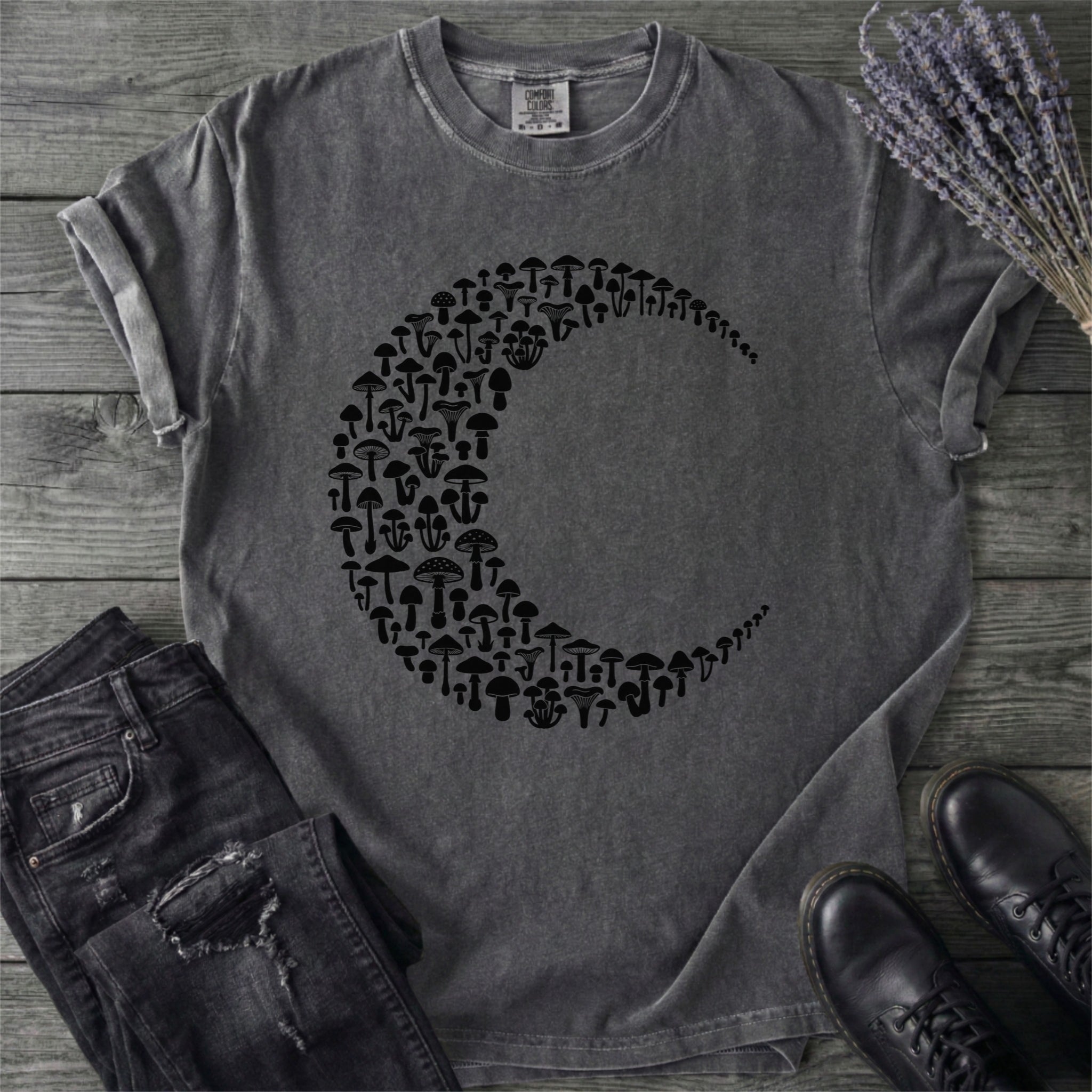 Moonlit Mushrooms T-Shirt