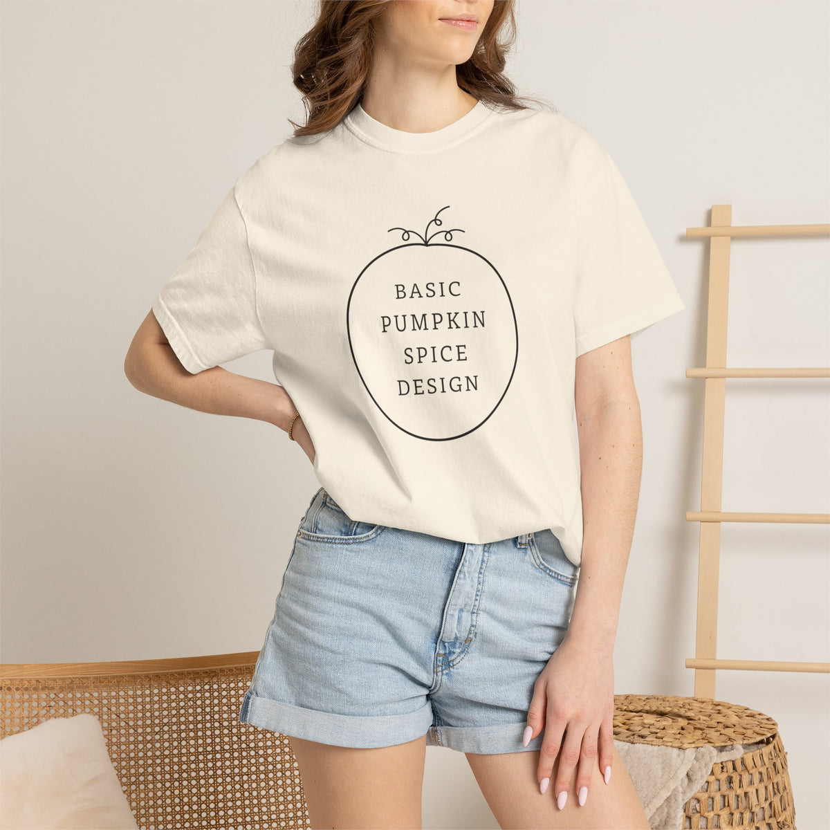 Basic Pumpkin Spice Design T-Shirt