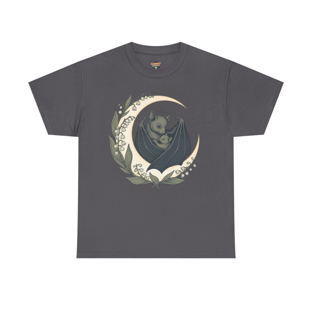 Mom and Baby Bat Gildan Heavy Tee