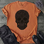 Black Rose Skull T-Shirt