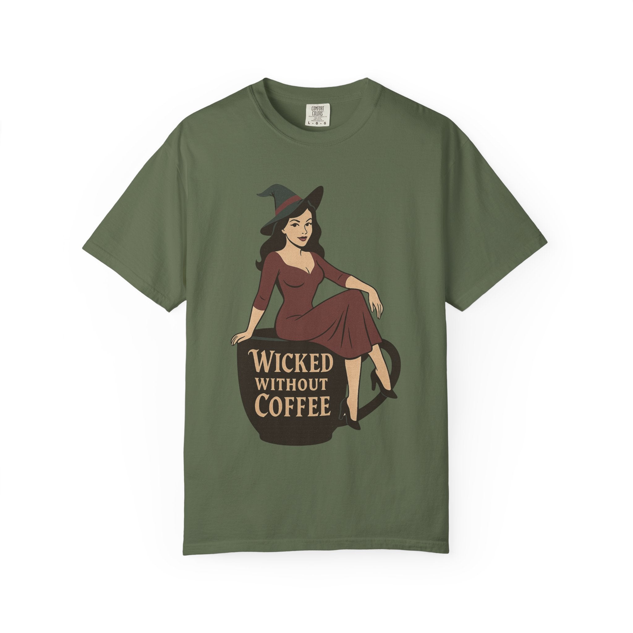 Wicked Without Coffee Witchy T-Shirt
