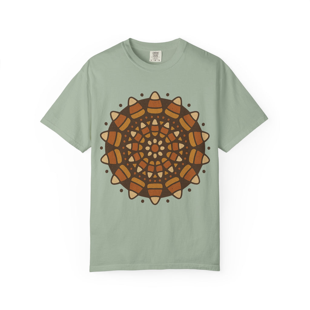 Candy Corn Mandala T-Shirt