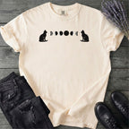 Cat Moon Phases T-Shirt