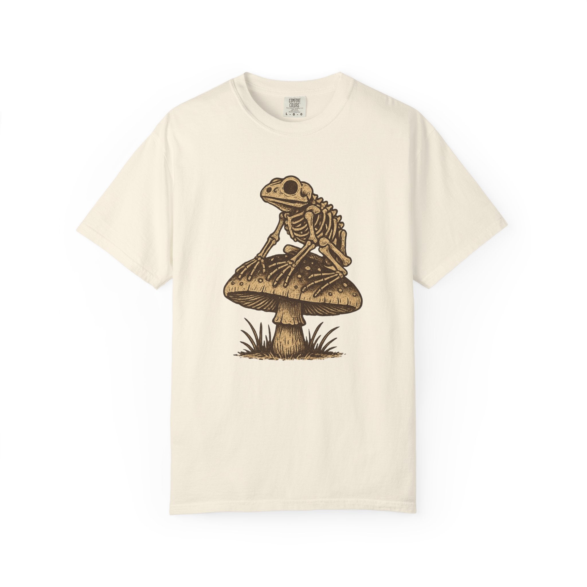 Cottagecore Goblincore Frog Skeleton T-Shirt