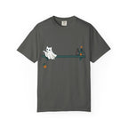 Ghost Cat Knocking Off T-Shirt