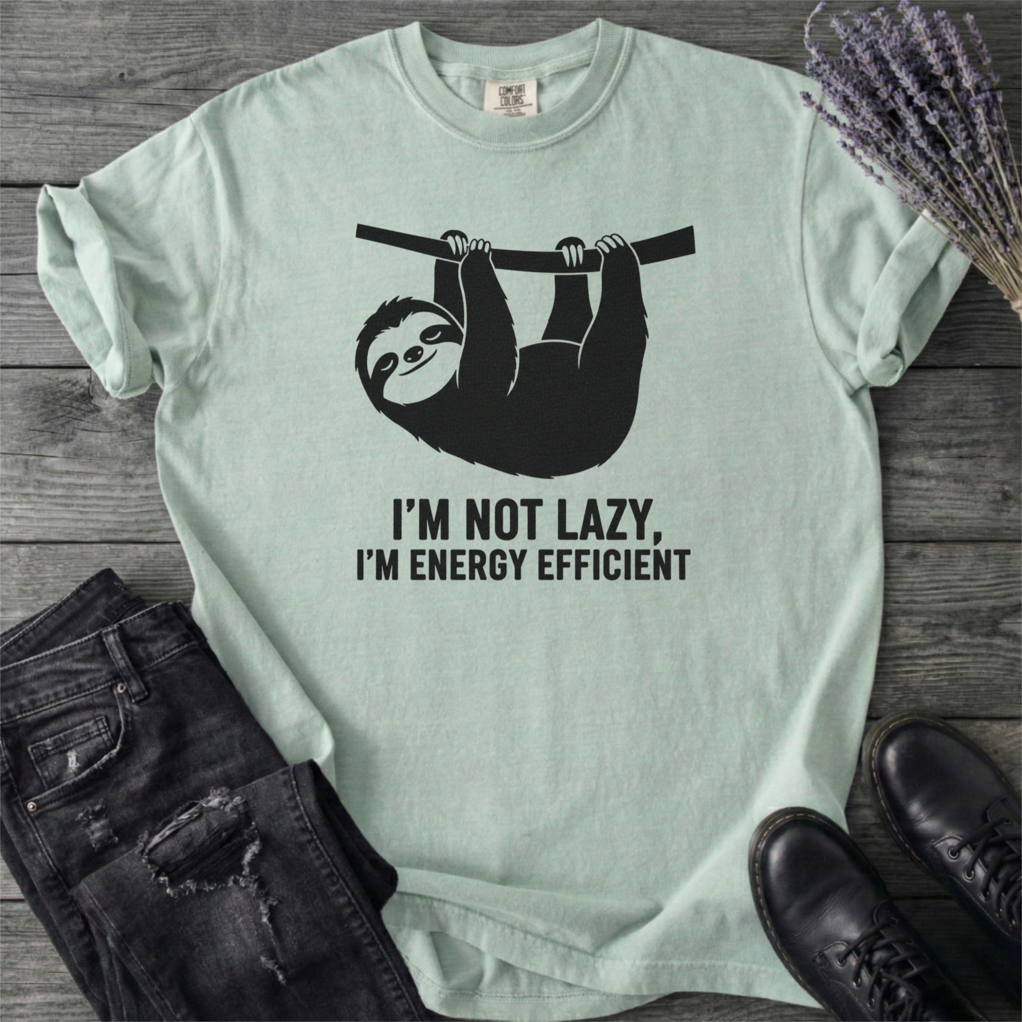 Im Not Lazy Im Energy Efficient T-Shirt