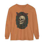 Skull And Moths Long Sleeve T-Shirt
