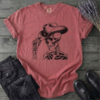 Cowboy Hat Skeleton Western T-Shirt