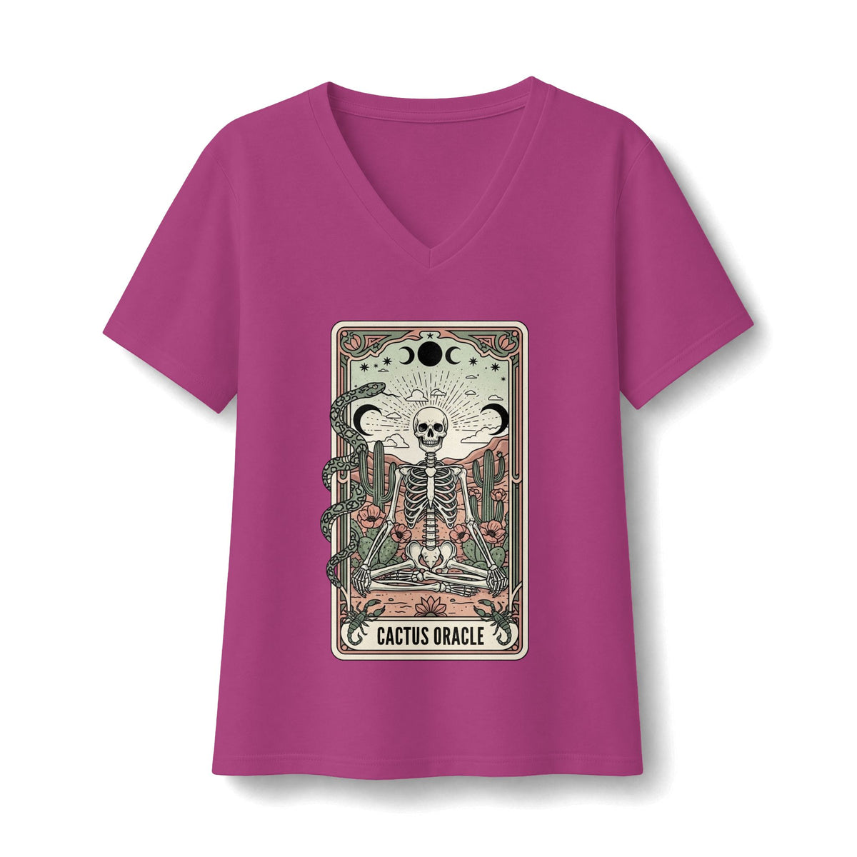 Cactus Oracle V-Neck T-Shirt