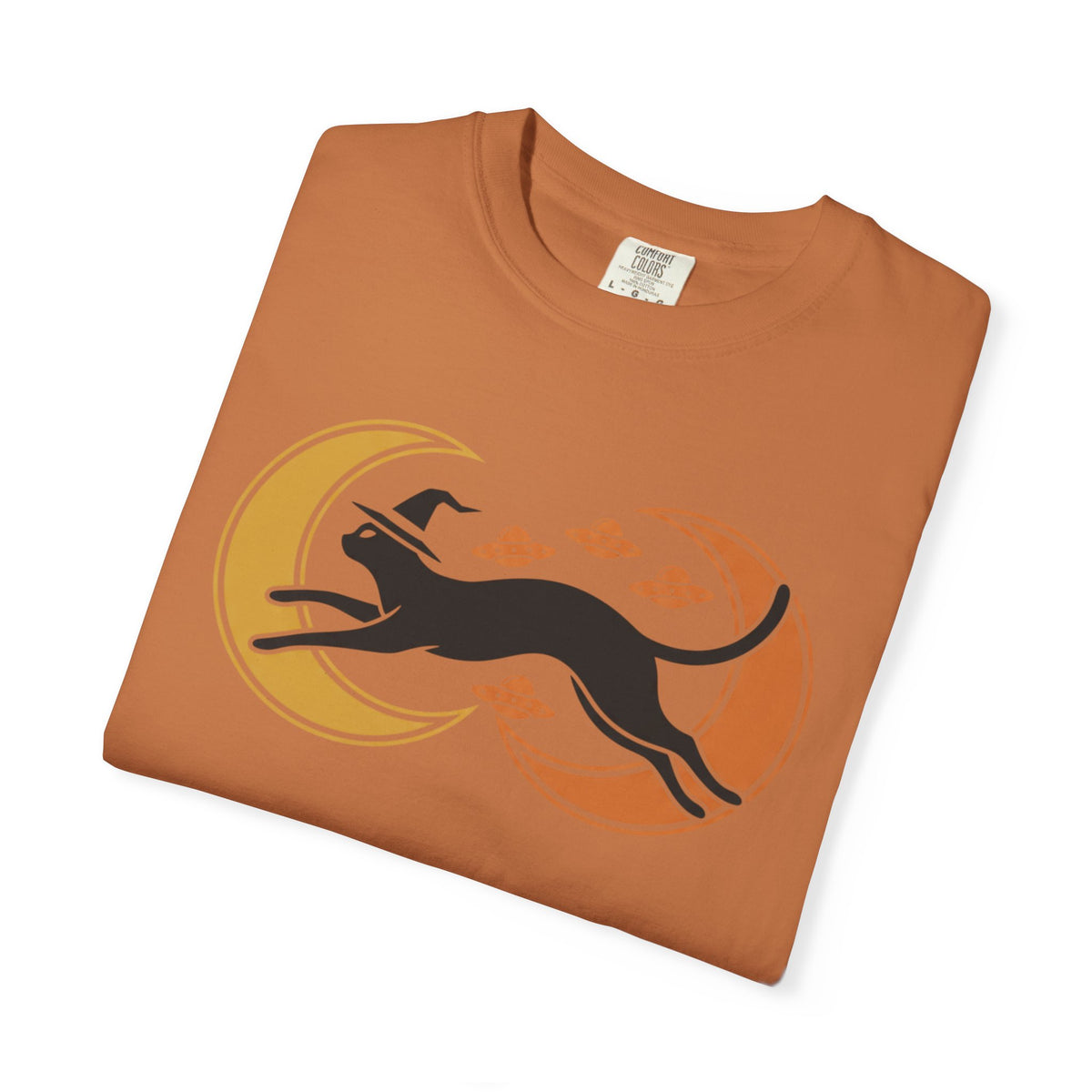 Witch Cat Celestial Ufo T-Shirt