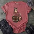Wicked Without Coffee Witchy T-Shirt
