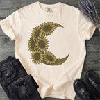 Crescent Moon Sunflowers T-Shirt