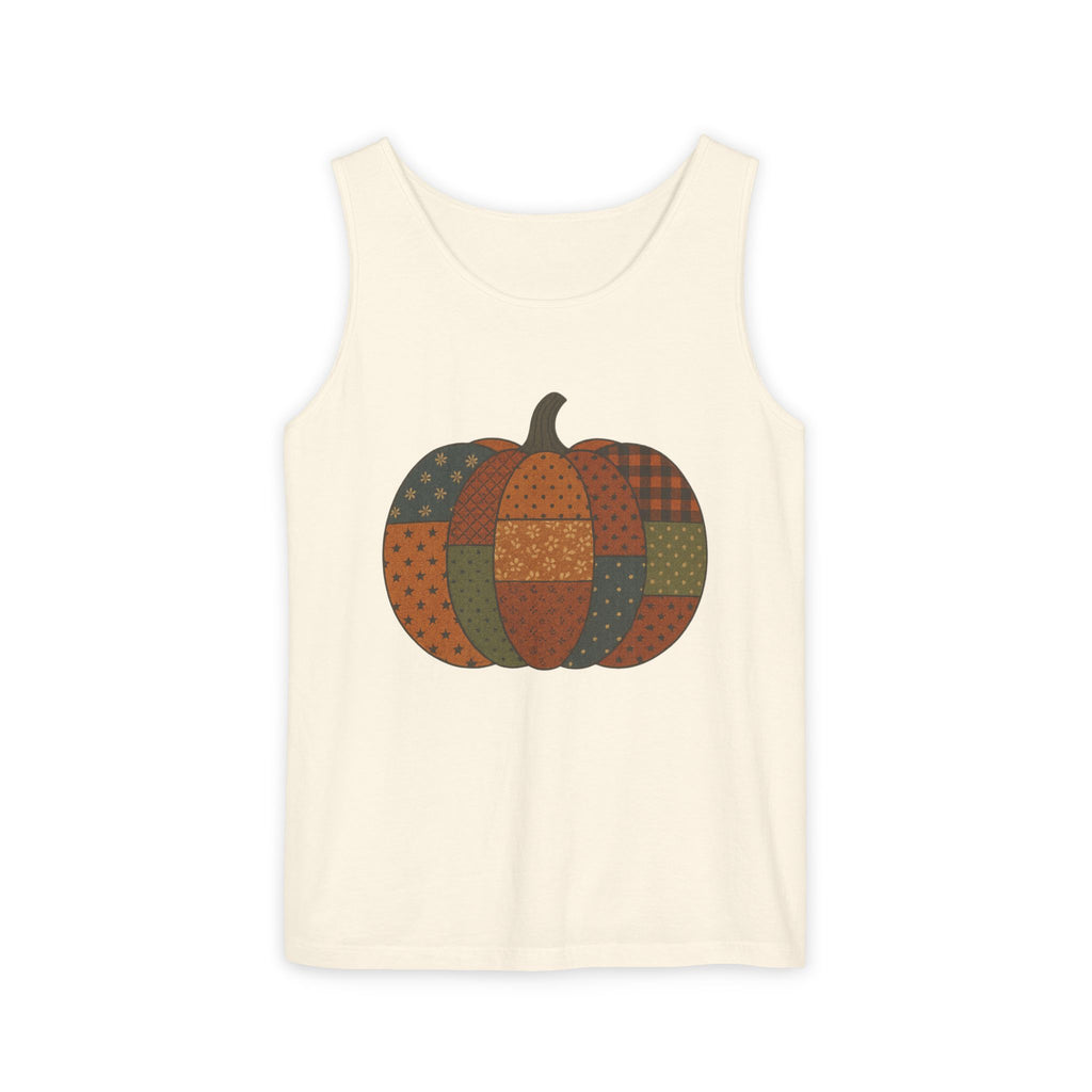 Patchwork Pumpkin Tank Top