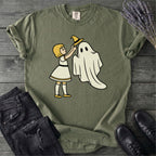 Retro Storybook Ghost Which Hat T-Shirt
