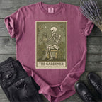 The Gardener Tarot Skeleton T-Shirt