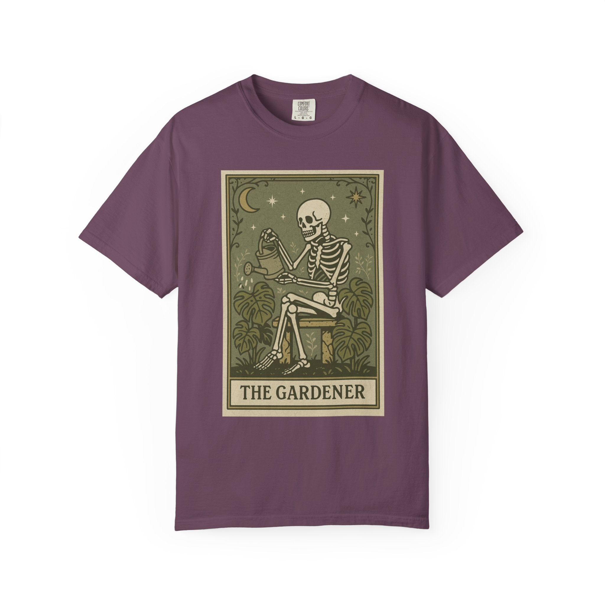 The Gardener Tarot Skeleton T-Shirt